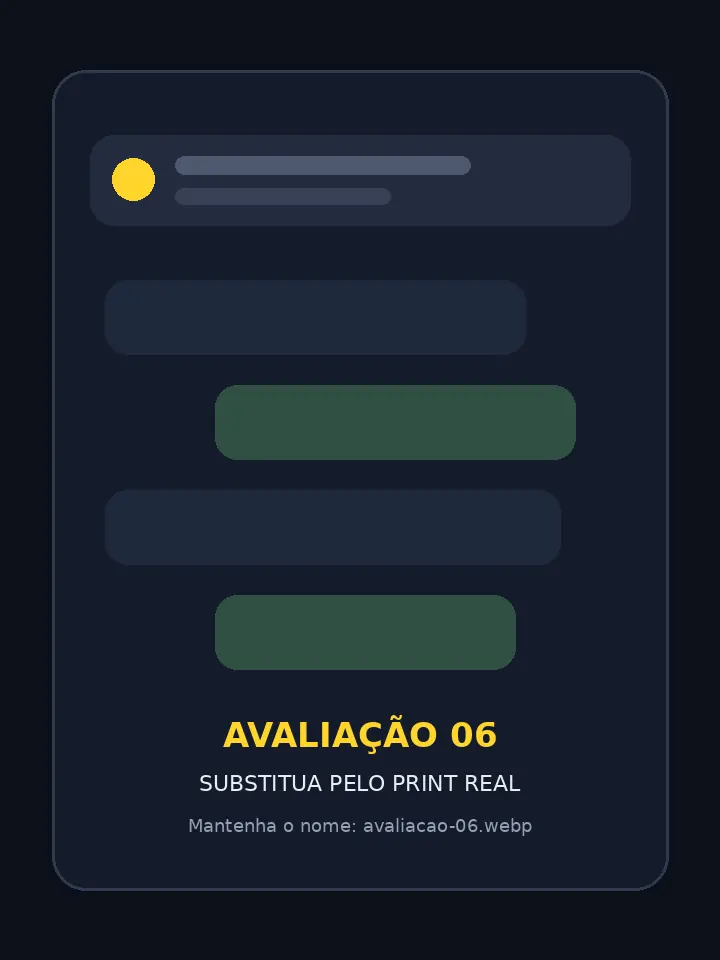 Espaço para avaliação 6